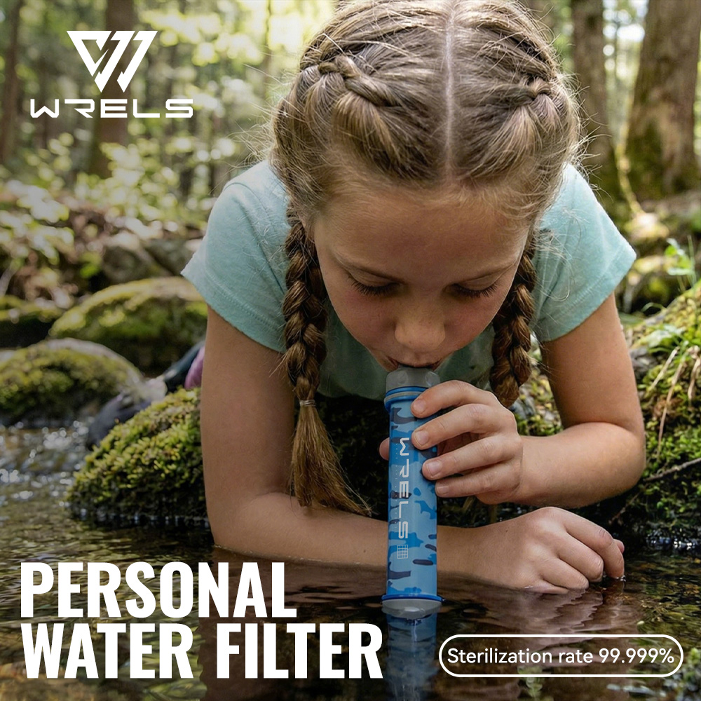 Portable Water Filter - WRELS Outdoor Hiking Mini Camping Purification
