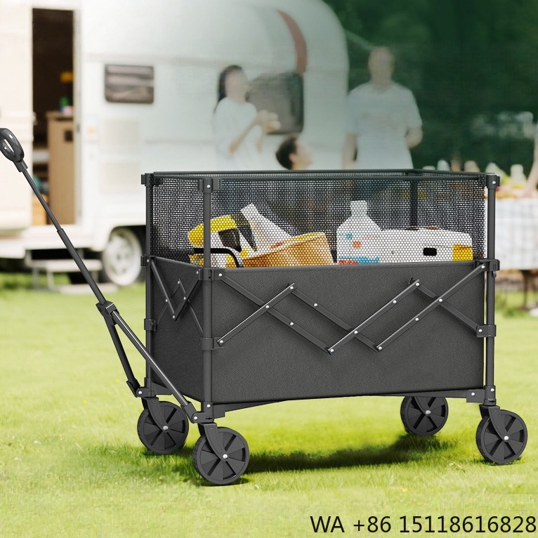 Outdoor Camping Table - Durable Rustproof Steel Frame Foldable Breathable