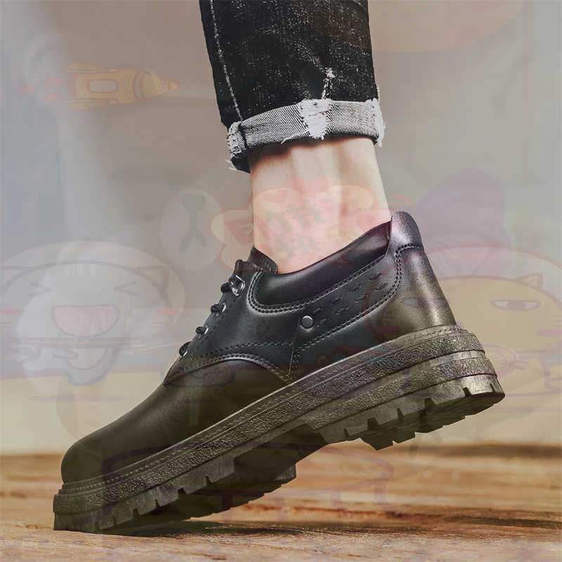Outdoor Camping Ideas - Dark Natural Leather Fashion Trainers Tennis
