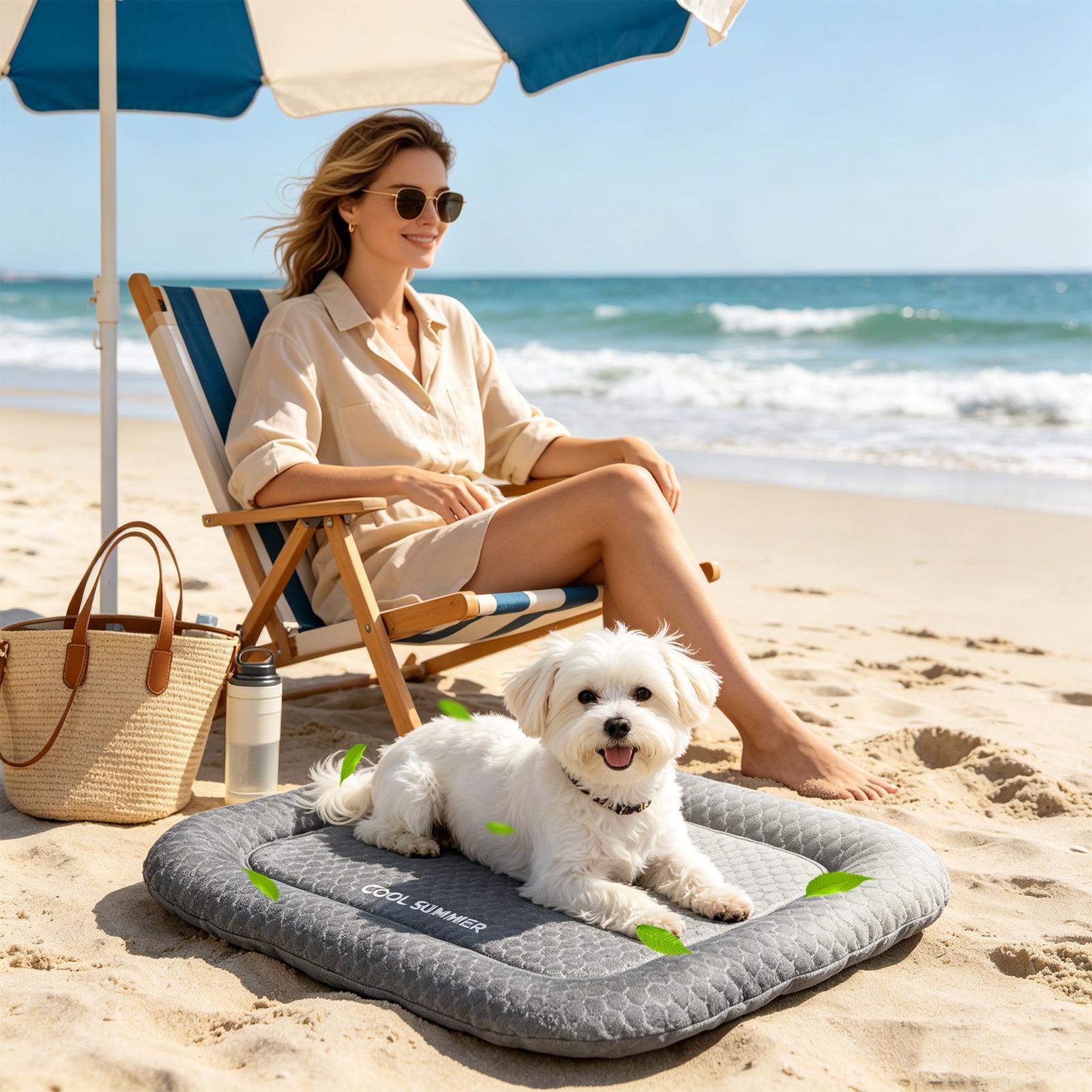 Outdoor Camping Dog Kennel - Dog Cooling Mat Portable Non-Slip Kennel