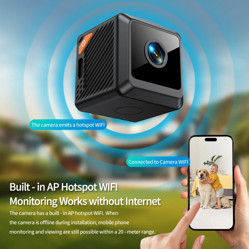 Outdoor Camping Videos - W02 1080P mini security protection home