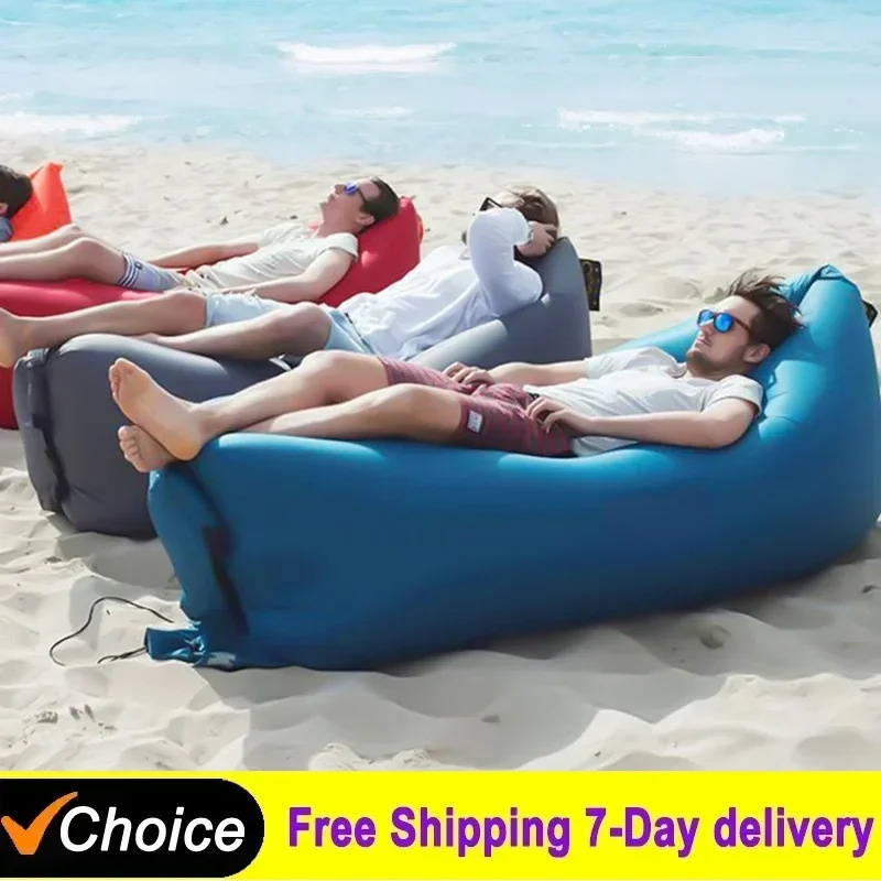 Outdoor Camping Cot - Outdoor Portable Inflatable Sofa Outdoor Seating