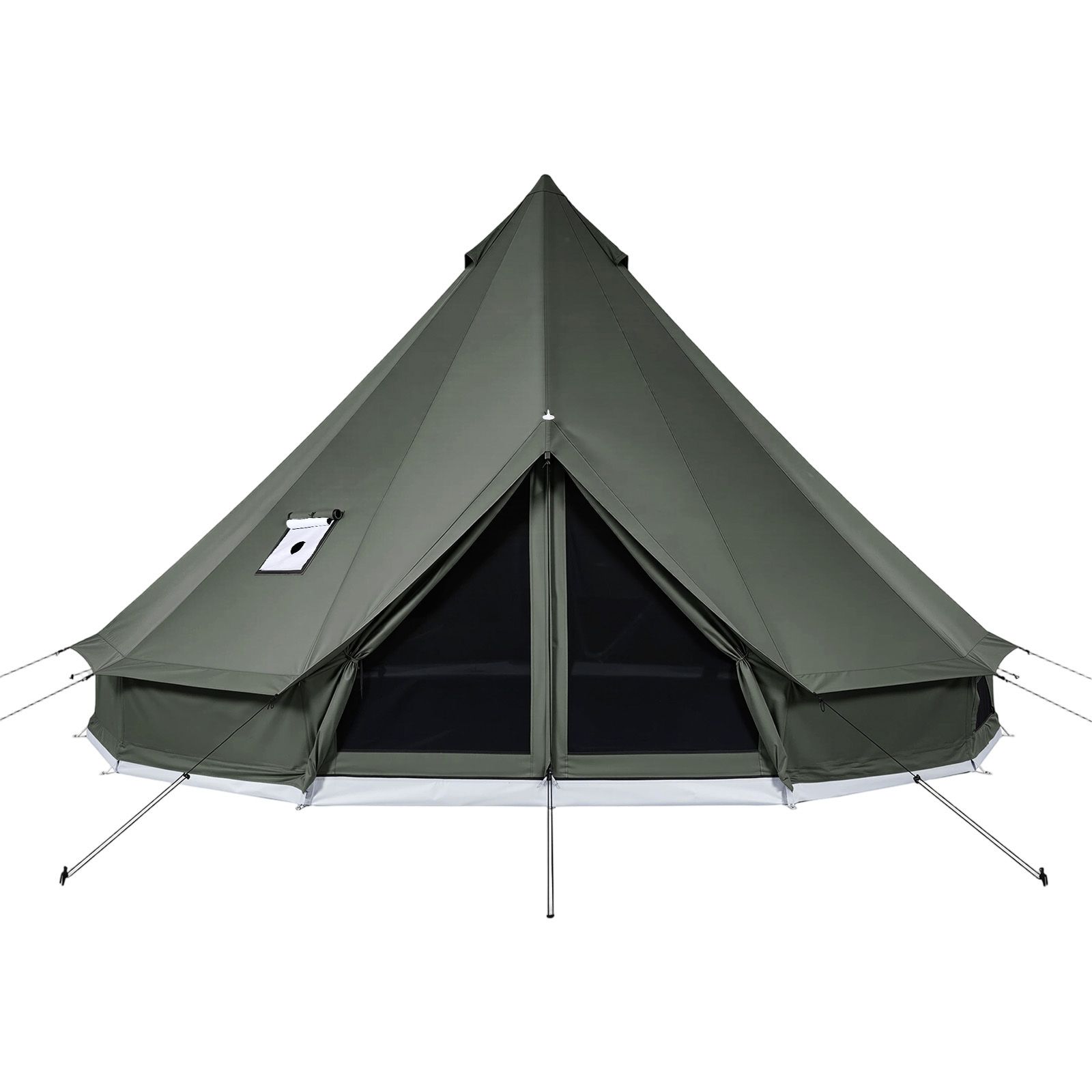 Outdoor Camping And Glamping - Canvas Bell Tent, 4 Seasons 16.4