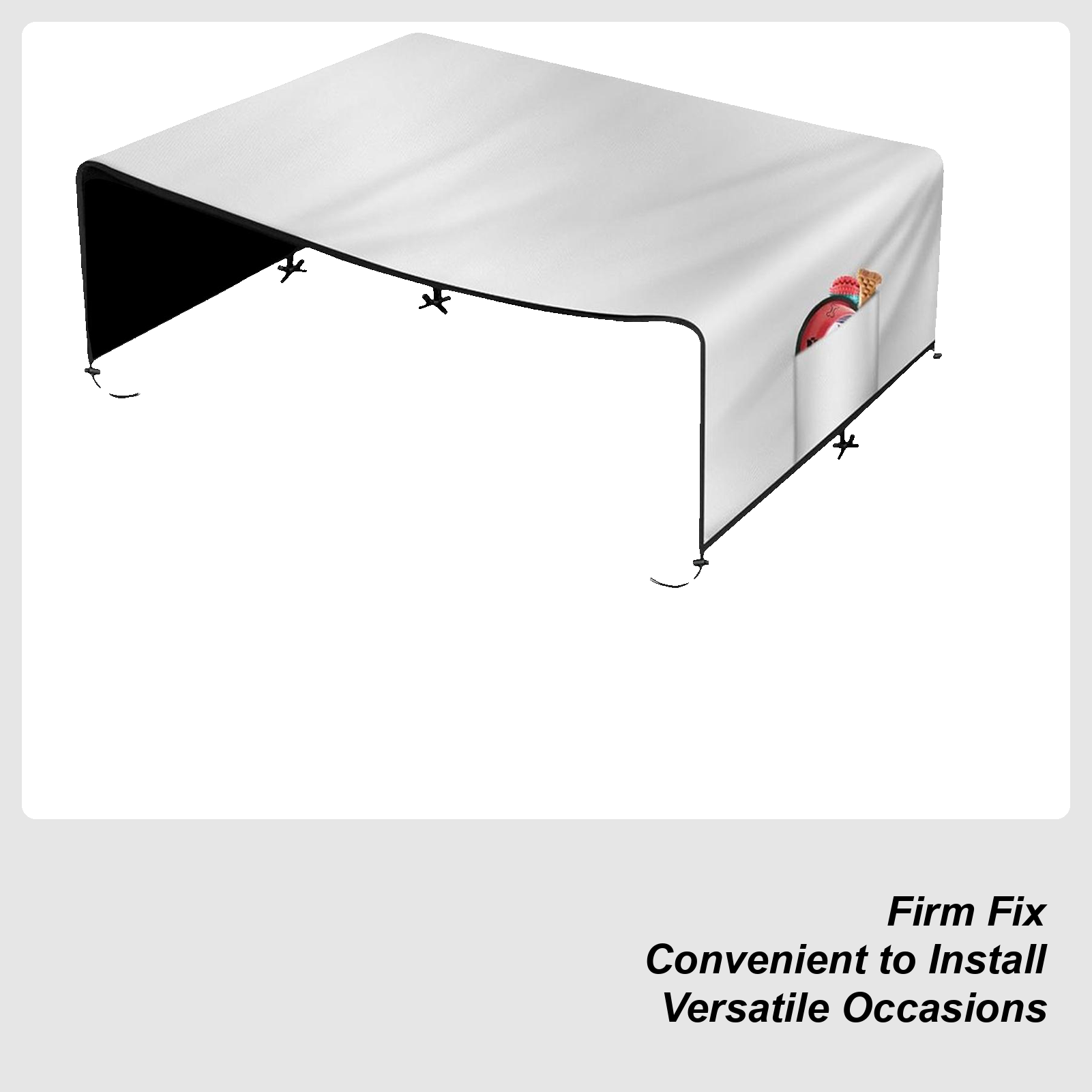 Crate Cover 210D Oxford Privac - Outdoor Camping Dog Kennel ulasan dan harga