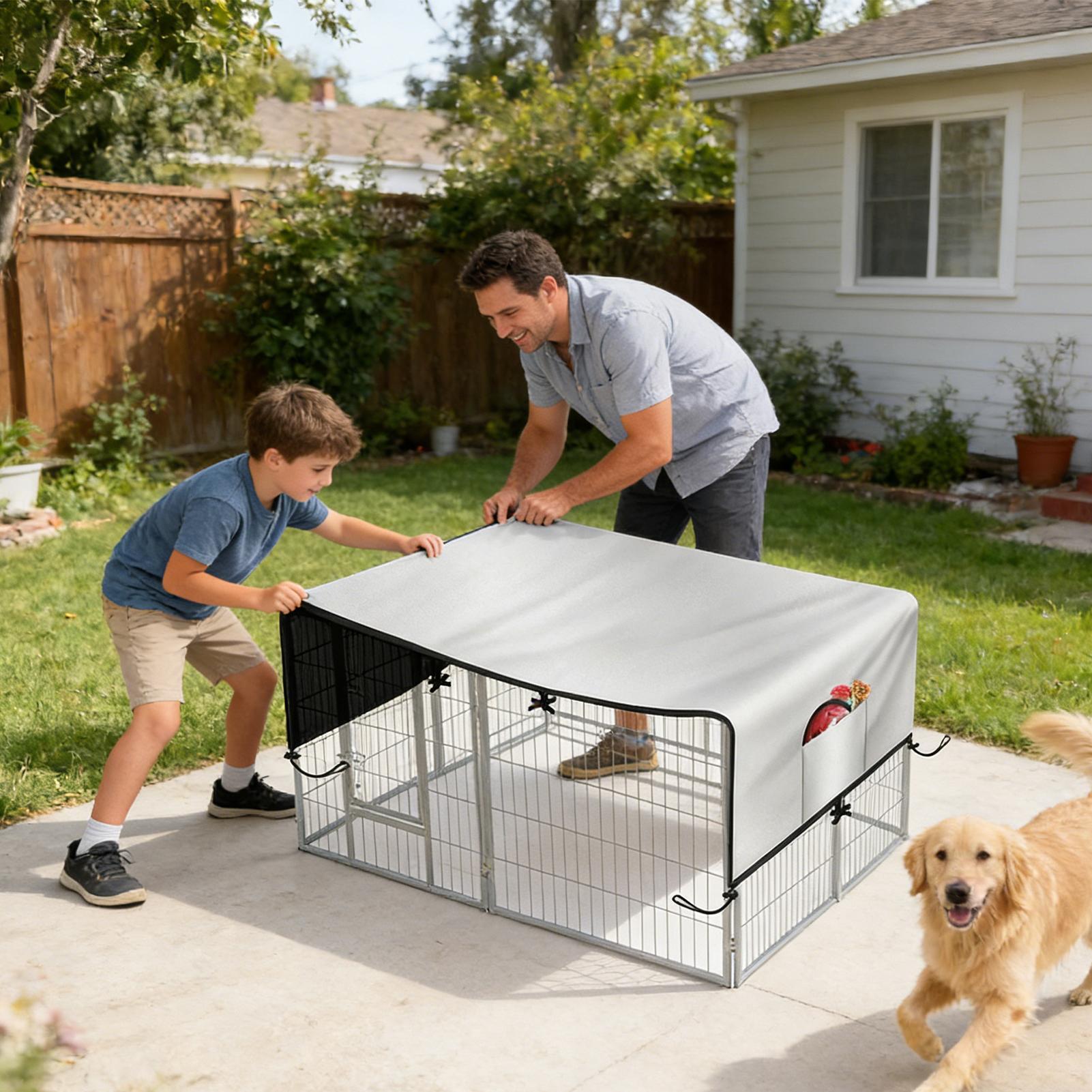 Crate Cover 210D Oxford Privac - Outdoor Camping Dog Kennel ulasan dan harga