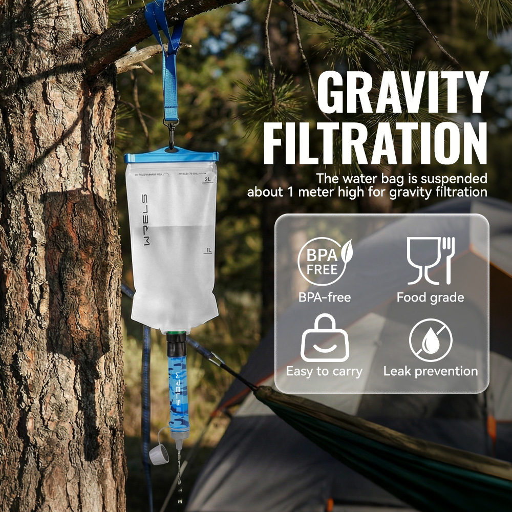WRELS Outdoor Hiking Mini Camp - Portable Water Filter ulasan dan harga