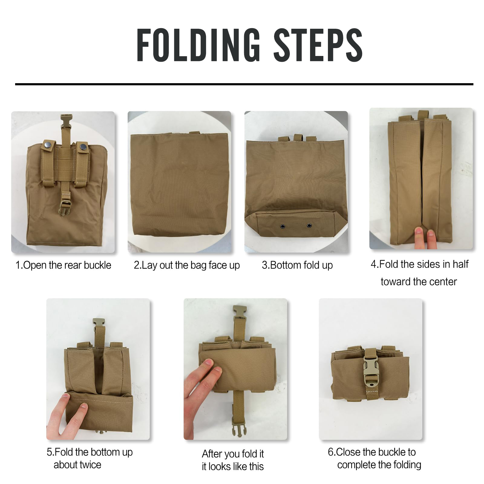 New Molle Folding Dump Drop Ma - Outdoor Camping Magazine ulasan dan harga