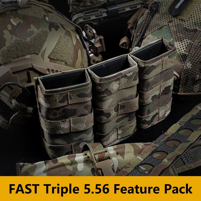 MOLLE-Compatible Triple Magazi - Outdoor Camping Vest ulasan dan harga