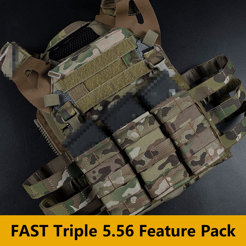 MOLLE-Compatible Triple Magazi - Outdoor Camping Vest ulasan dan harga