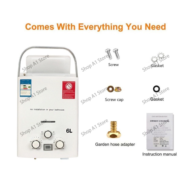 Water Heater 6L Outdoor Campin - Outdoor Camping Hot Water Heater ulasan dan harga