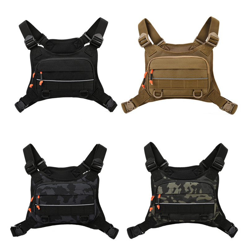 Motorcycle Riding Chest Bags U - Outdoor Camping Vest ulasan dan harga