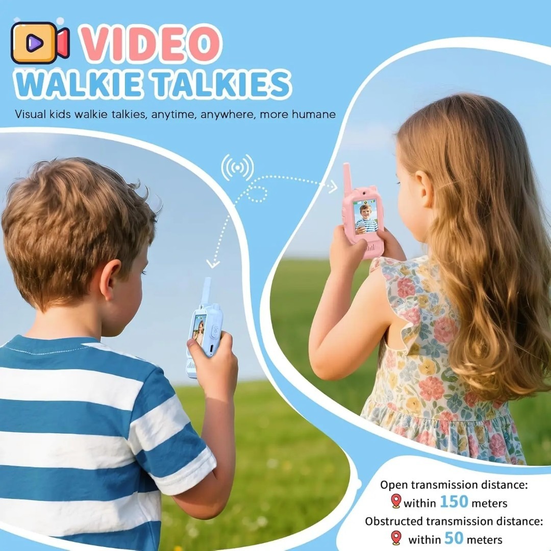 2Pcs Walkie Talkies for Kids 3 - Outdoor Camping Videos ulasan dan harga