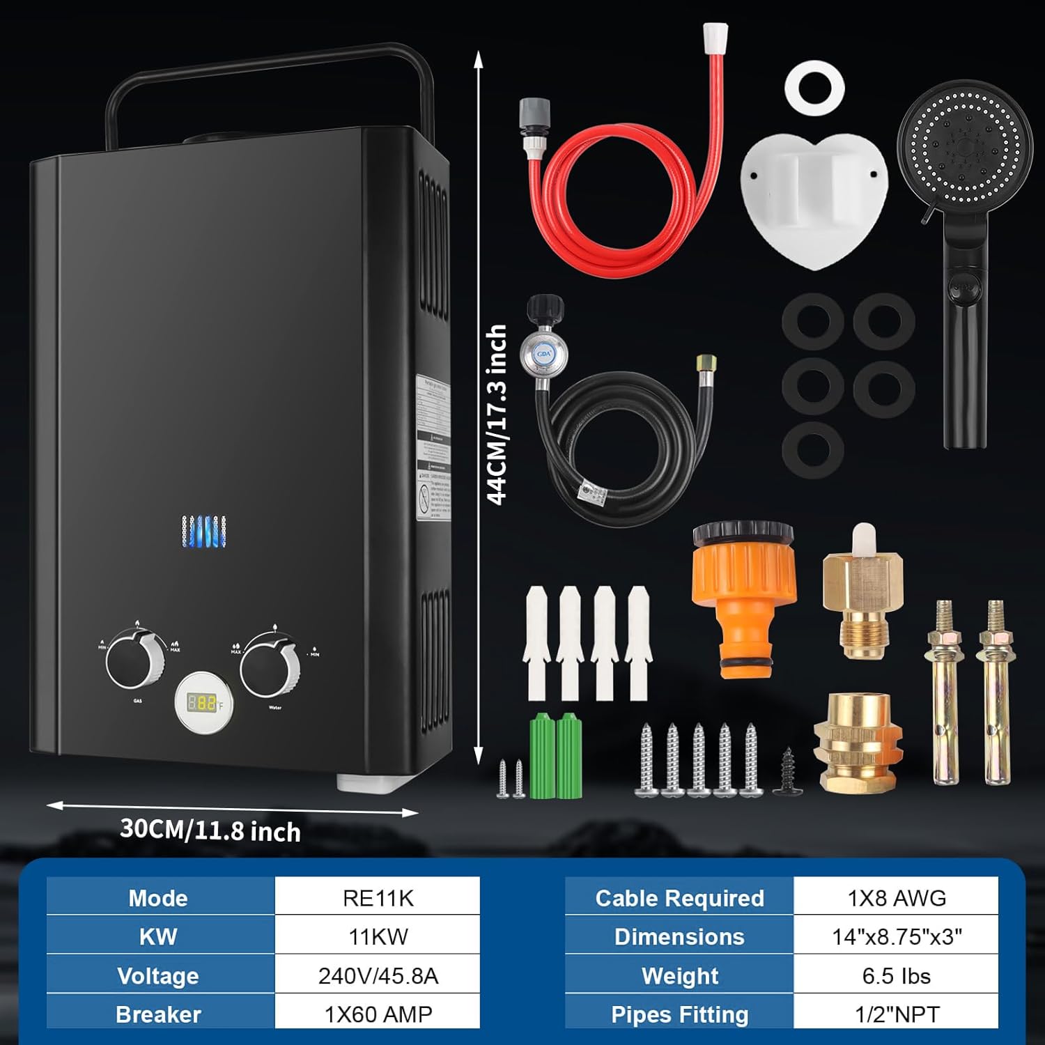 Tankless Water Heater Propane, - Outdoor Camping Hot Water Heater ulasan dan harga