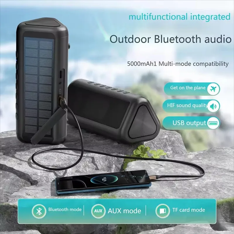 HiFi Portable Solar Powered Bl - Outdoor Camping Videos ulasan dan harga