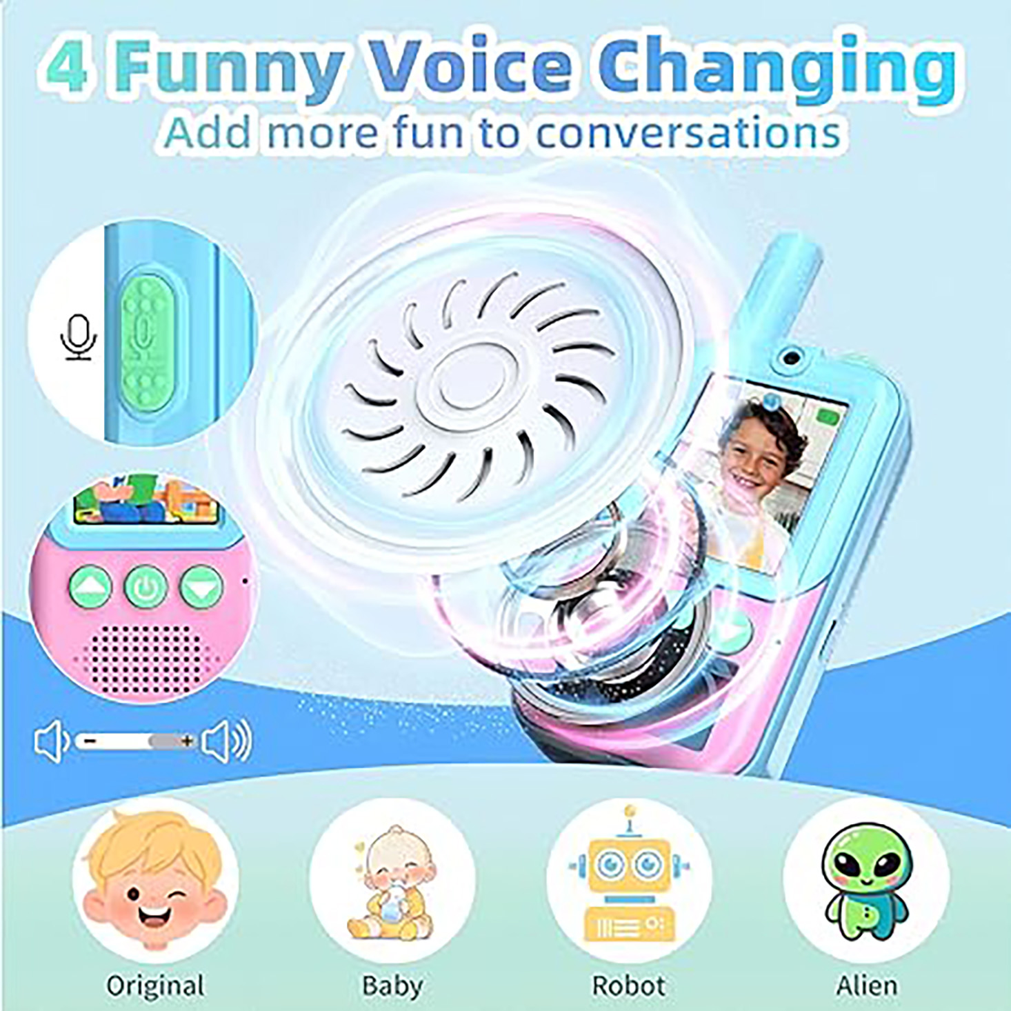 Rechargeable Kids Video Walkie - Outdoor Camping Videos ulasan dan harga