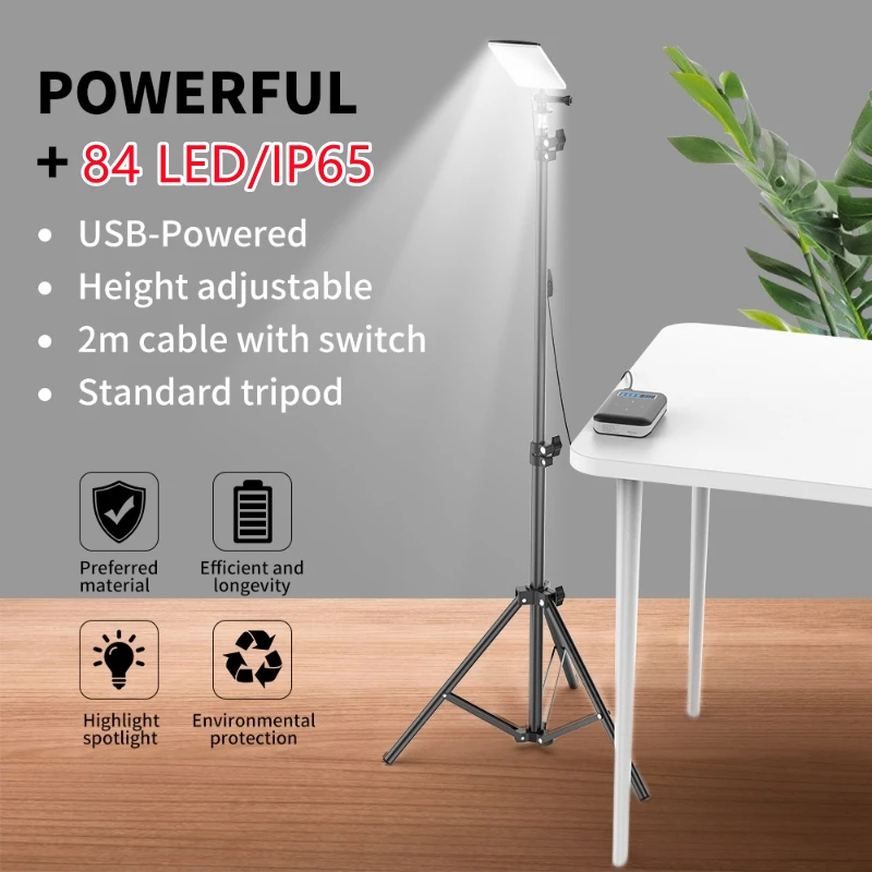 Adjustable 84Pcs LED USB Power - Outdoor Camping Videos ulasan dan harga