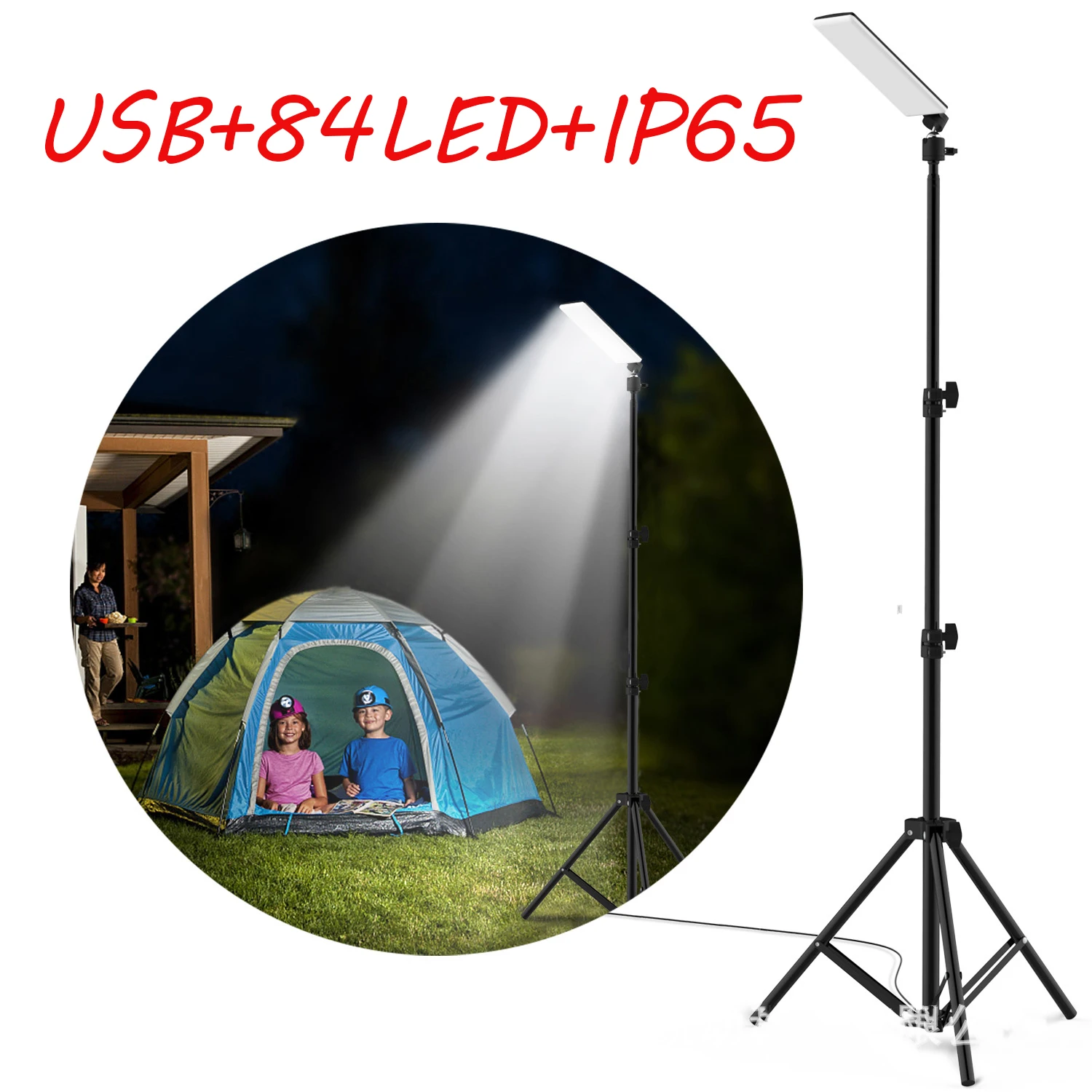 Adjustable 84Pcs LED USB Power - Outdoor Camping Videos ulasan dan harga