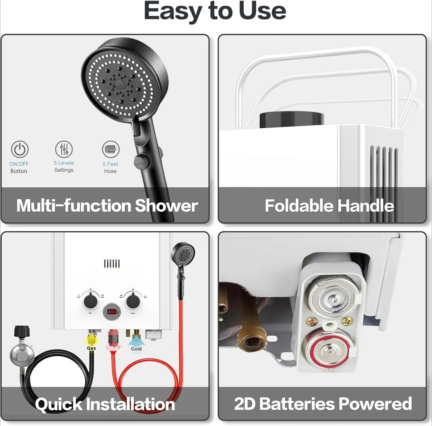 Propane Tankless Water Heater  - Outdoor Camping Hot Water Heater ulasan dan harga