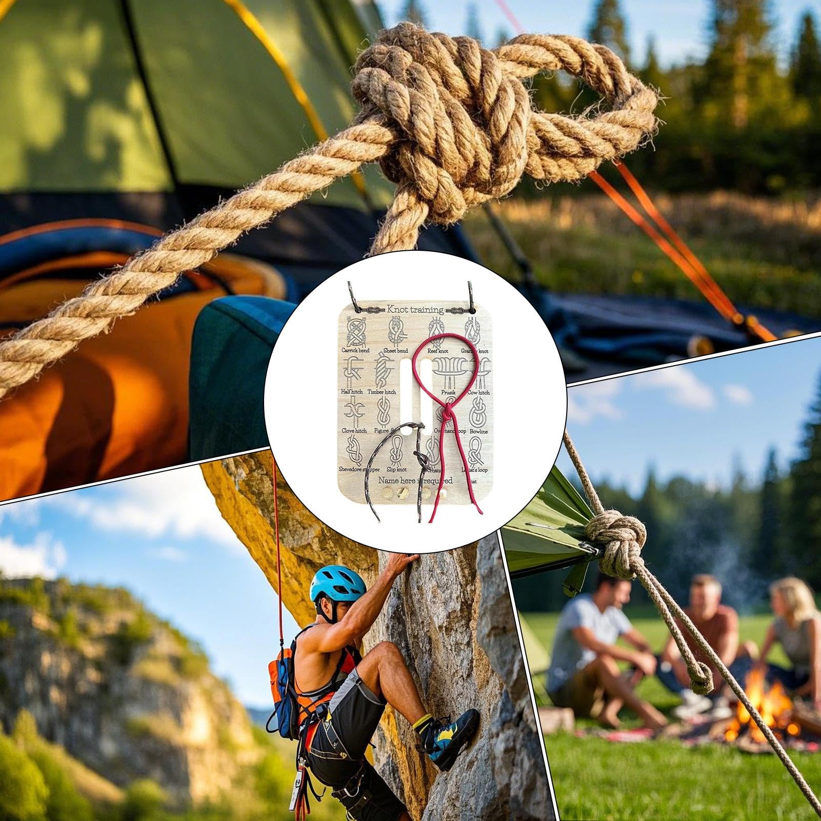 Creative Knot Tying Practice B - Outdoor Camping Ideas ulasan dan harga