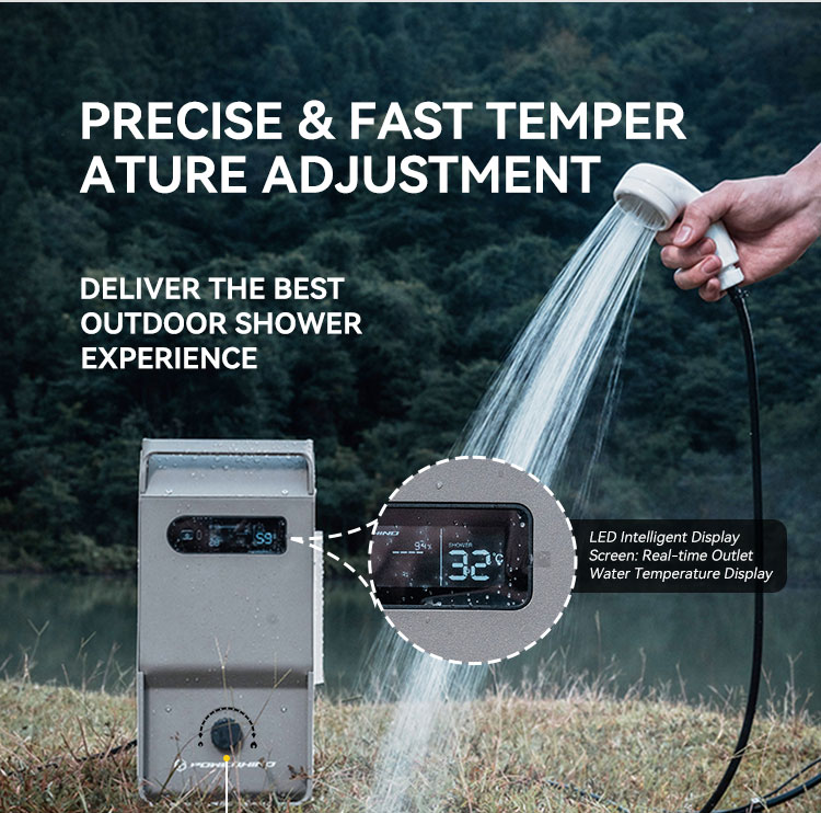 Powerhino Outdoor Water Heater - Outdoor Camping Hot Water Heater ulasan dan harga