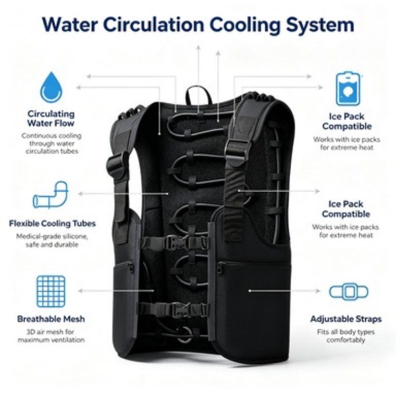 Water Cooling Vest Shoulder St - Outdoor Camping Vest ulasan dan harga