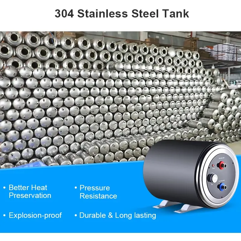 304 Stainless Steel Electric W - Outdoor Camping Hot Water Heater ulasan dan harga