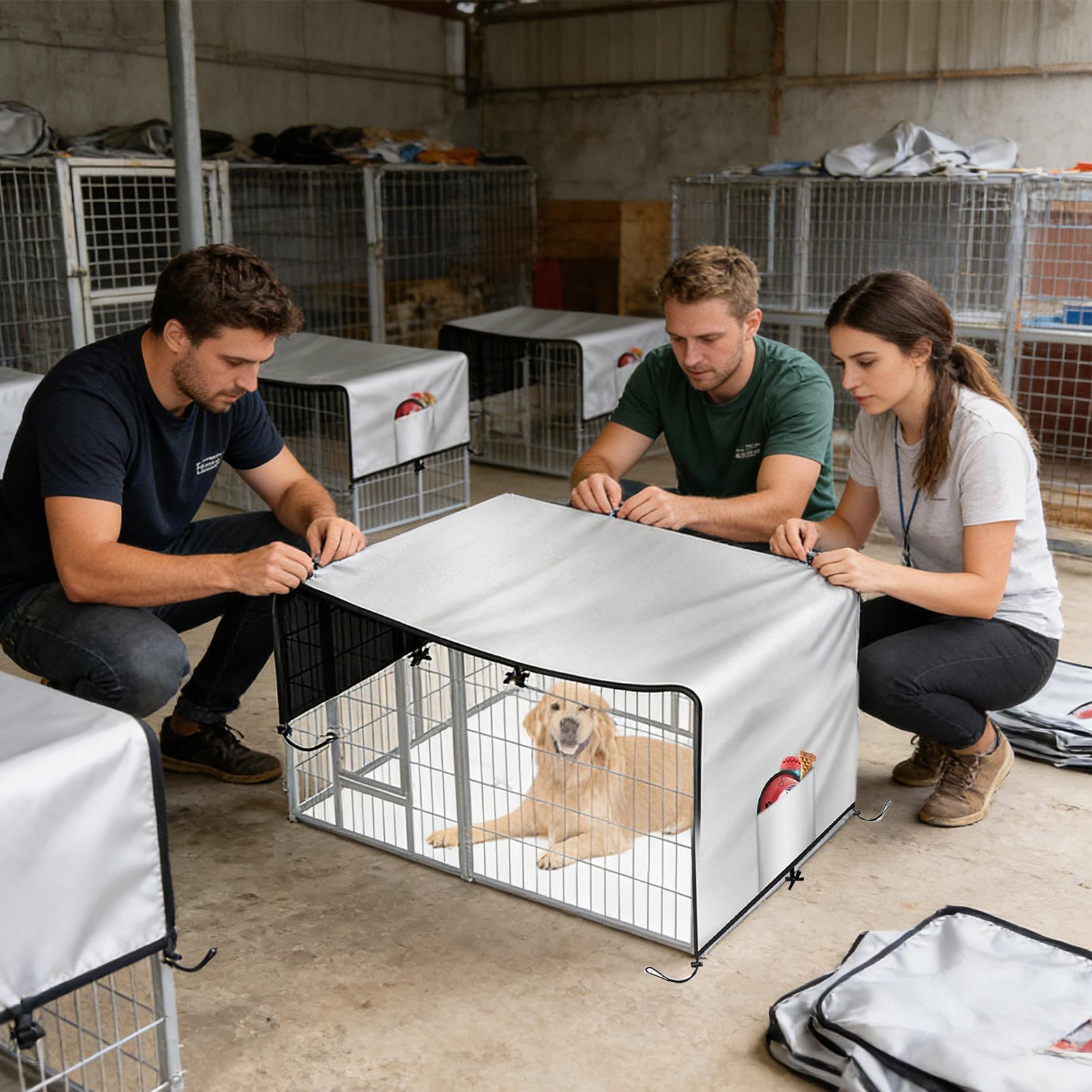 Dog Crate Cover 210D Oxford Pr - Outdoor Camping Dog Kennel ulasan dan harga