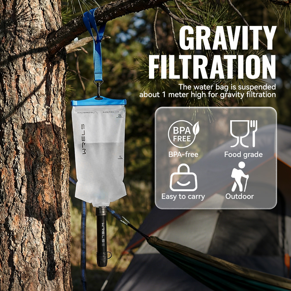 WRELS Outdoor Water Purifier P - Portable Water Filter ulasan dan harga
