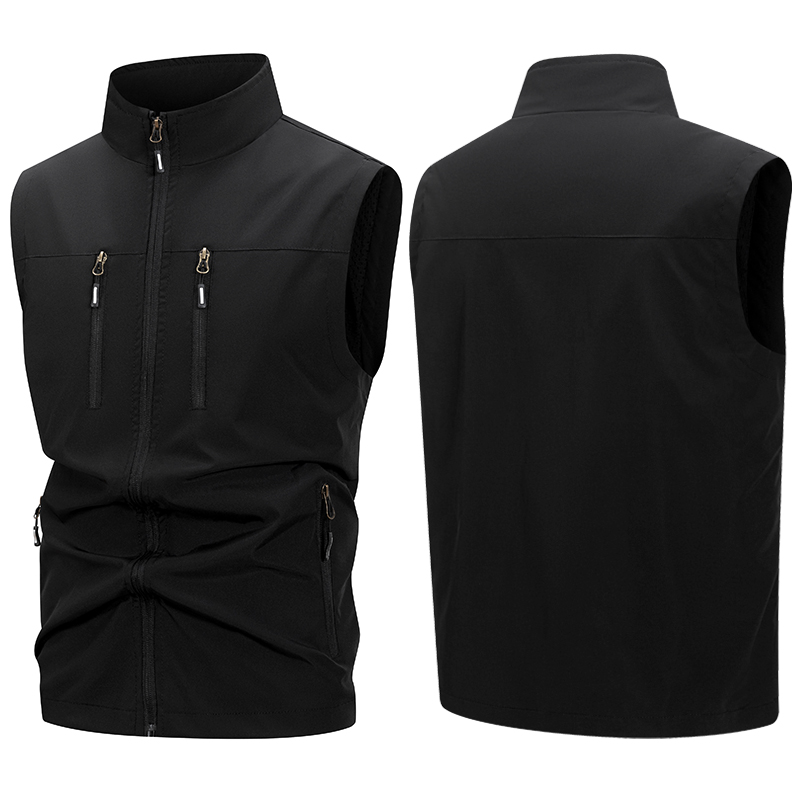 Men's Lightweight Softshell Ve - Outdoor Camping Vest ulasan dan harga