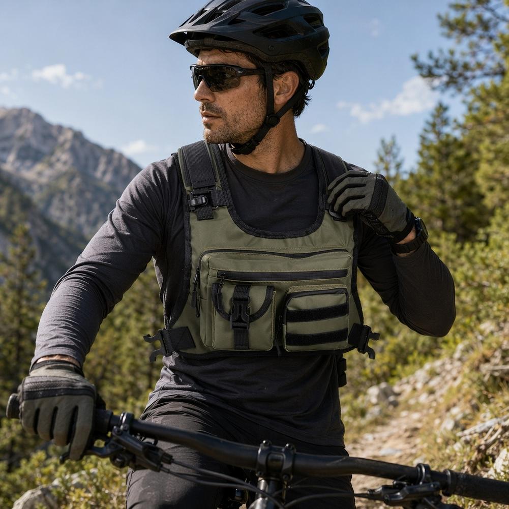 Multi Pocket Outdoor Tactical  - Outdoor Camping Vest ulasan dan harga