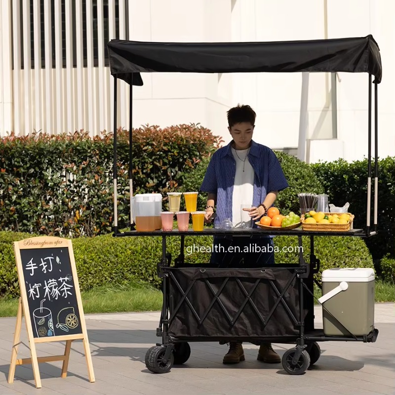 Stall Folding Steel Table Trol - Outdoor Camping Table ulasan dan harga