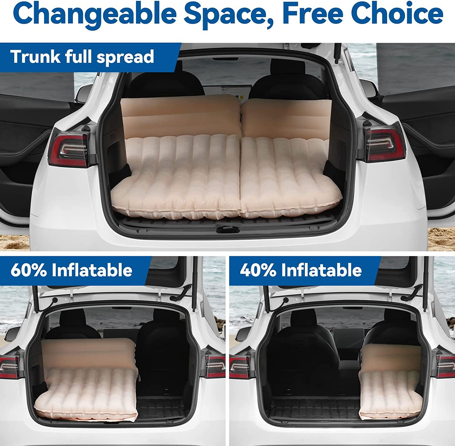 Car Inflatable Bed For Tesla M - Inflatable Mattress ulasan dan harga