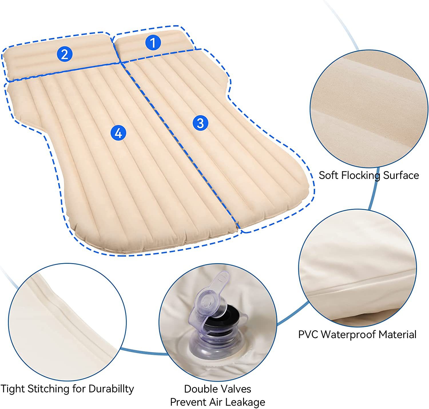 Car Inflatable Bed For Tesla M - Inflatable Mattress ulasan dan harga