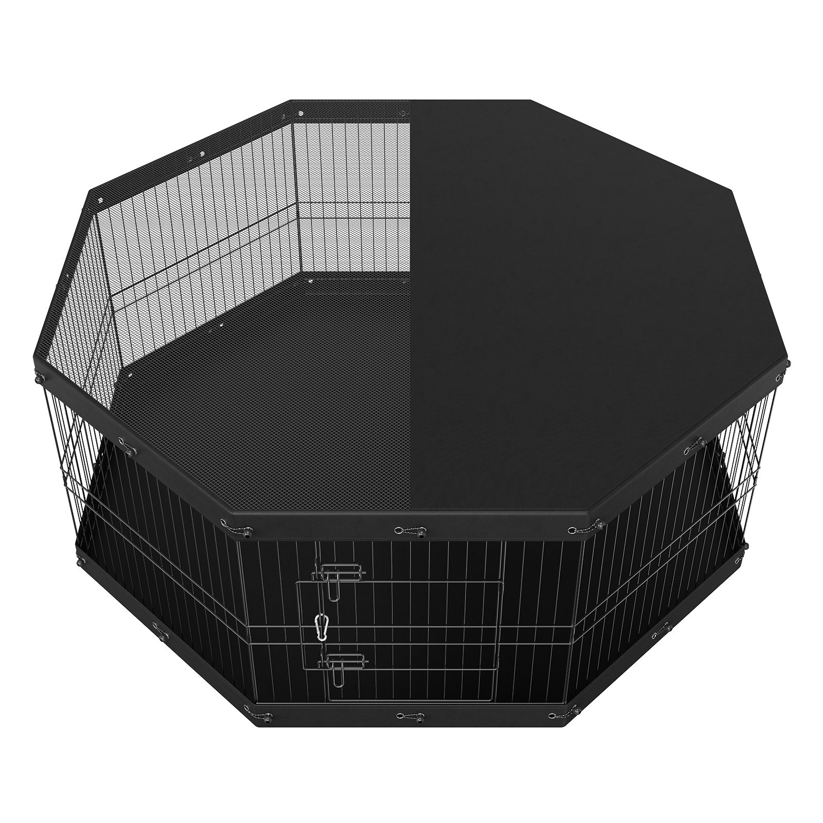 Dog Playpen, 8 Panels Foldable - Outdoor Camping Dog Kennel ulasan dan harga