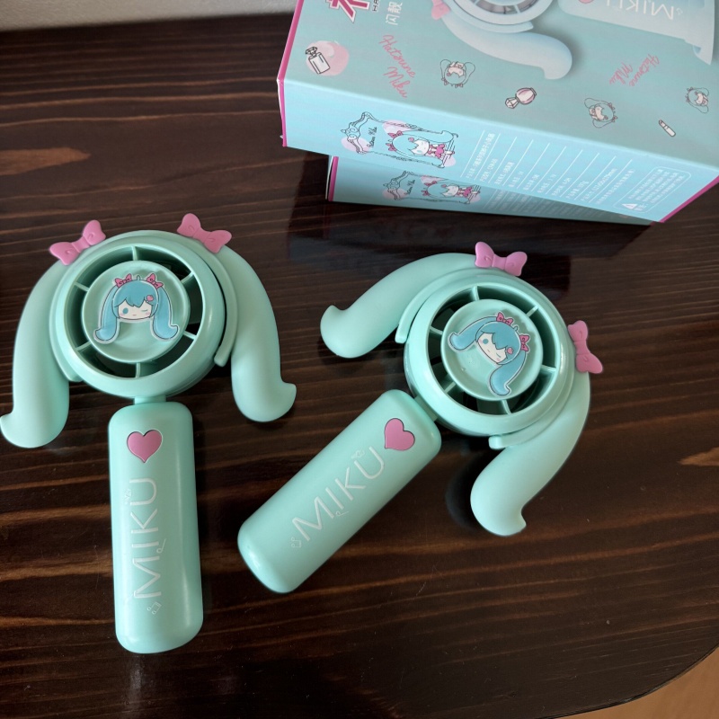 Hatsune Miku Mini Handheld Fan - Outdoor Camping Movies ulasan dan harga
