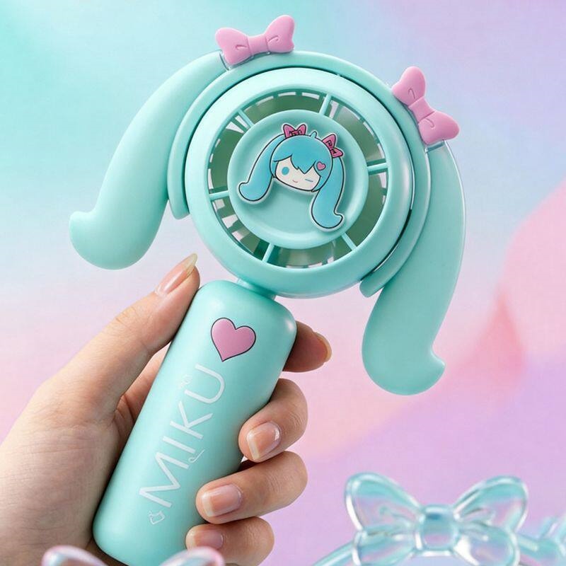 Hatsune Miku Mini Handheld Fan - Outdoor Camping Movies ulasan dan harga