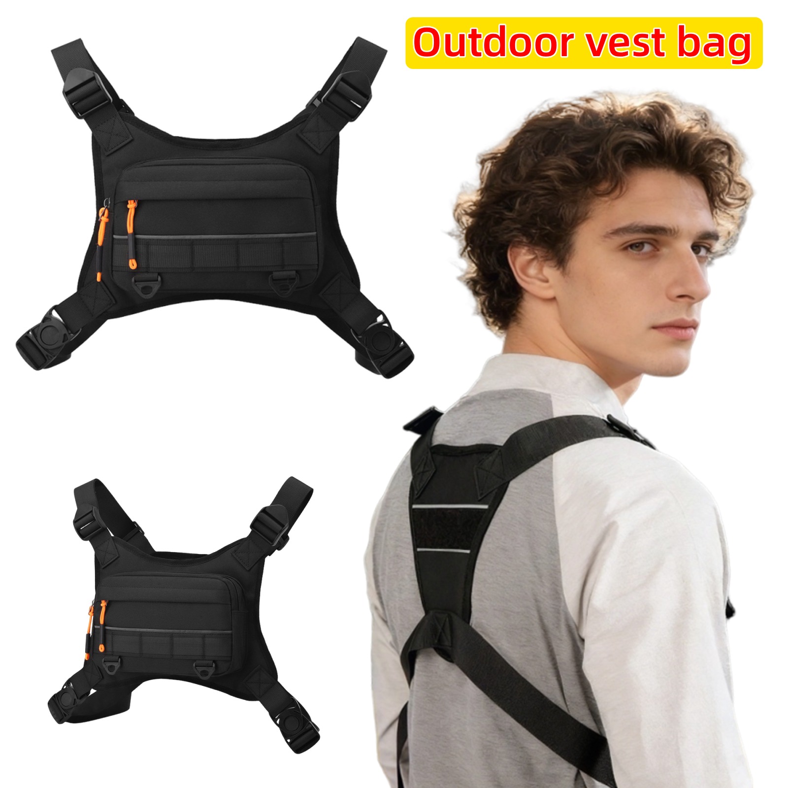 Outdoor Vest Bag Breathable Fr - Outdoor Camping Vest ulasan dan harga