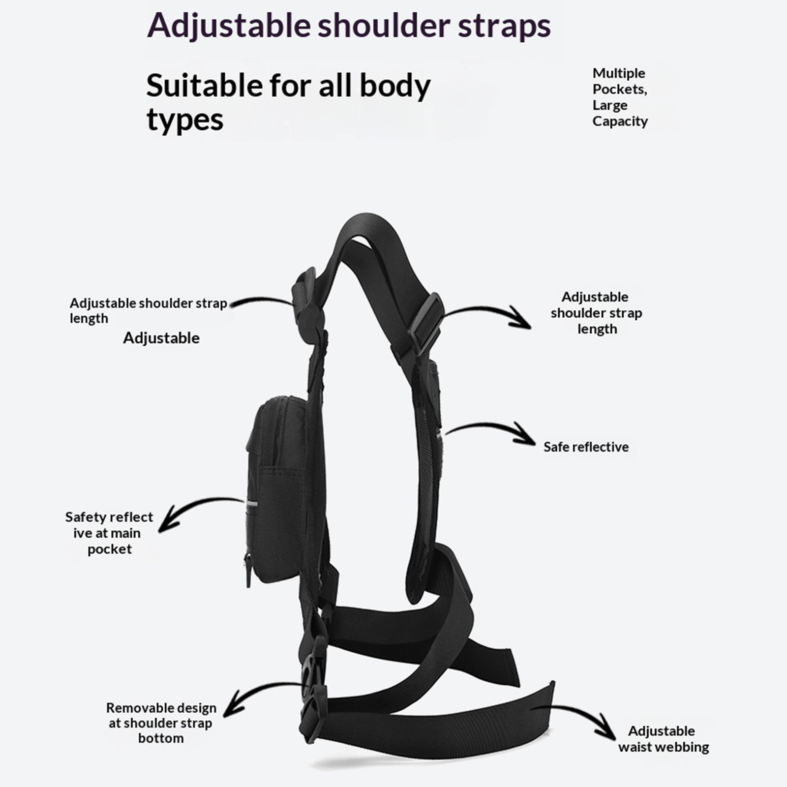 Outdoor Vest Bag Breathable Fr - Outdoor Camping Vest ulasan dan harga