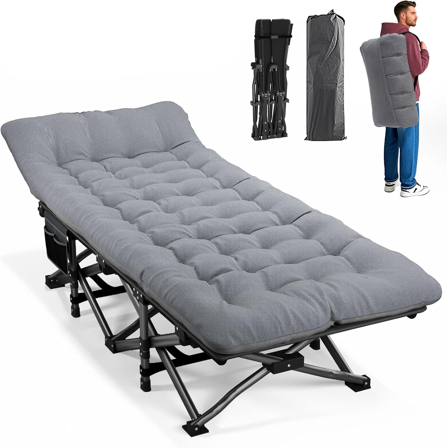 Camping Cot For Adults With Cu - Outdoor Camping Cot ulasan dan harga
