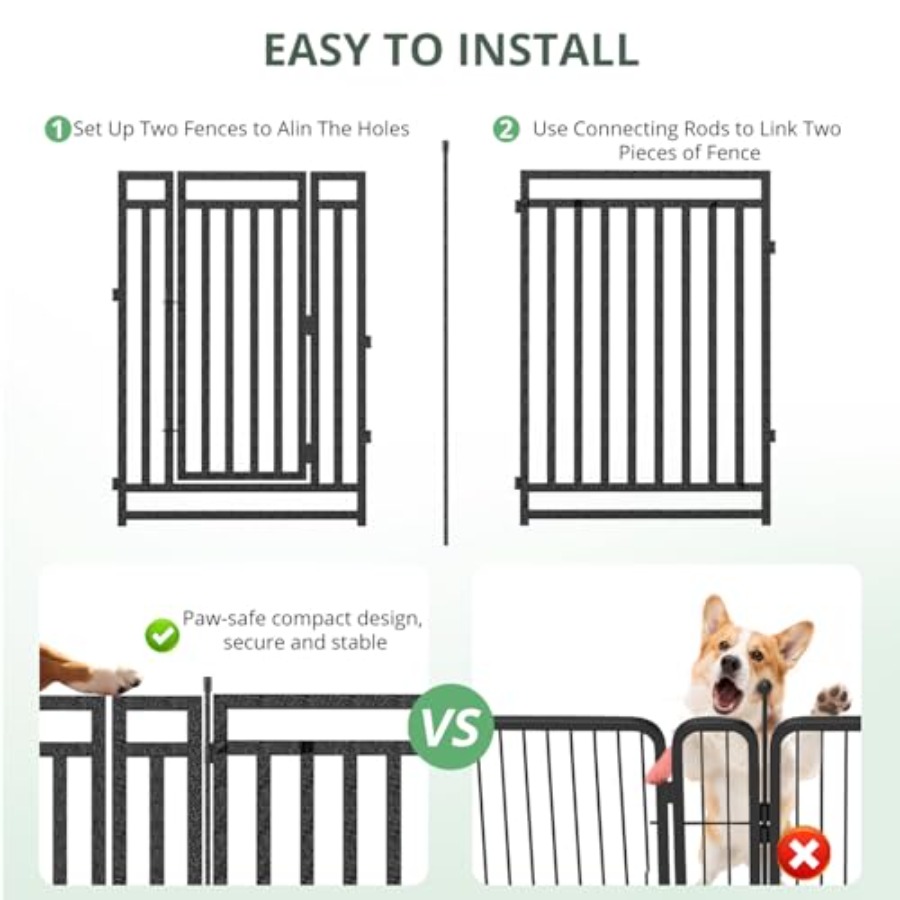 Dog Fence Outdoor for Yard Dog - Outdoor Camping Dog Kennel ulasan dan harga