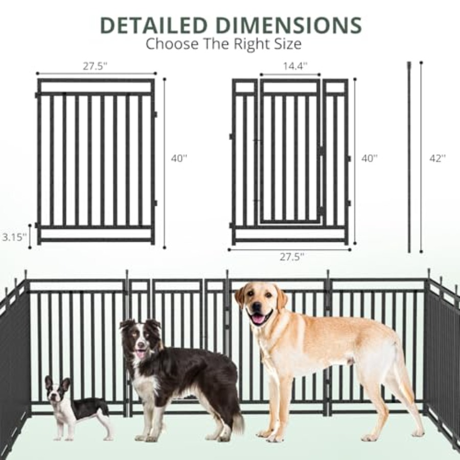 Dog Fence Outdoor for Yard Dog - Outdoor Camping Dog Kennel ulasan dan harga
