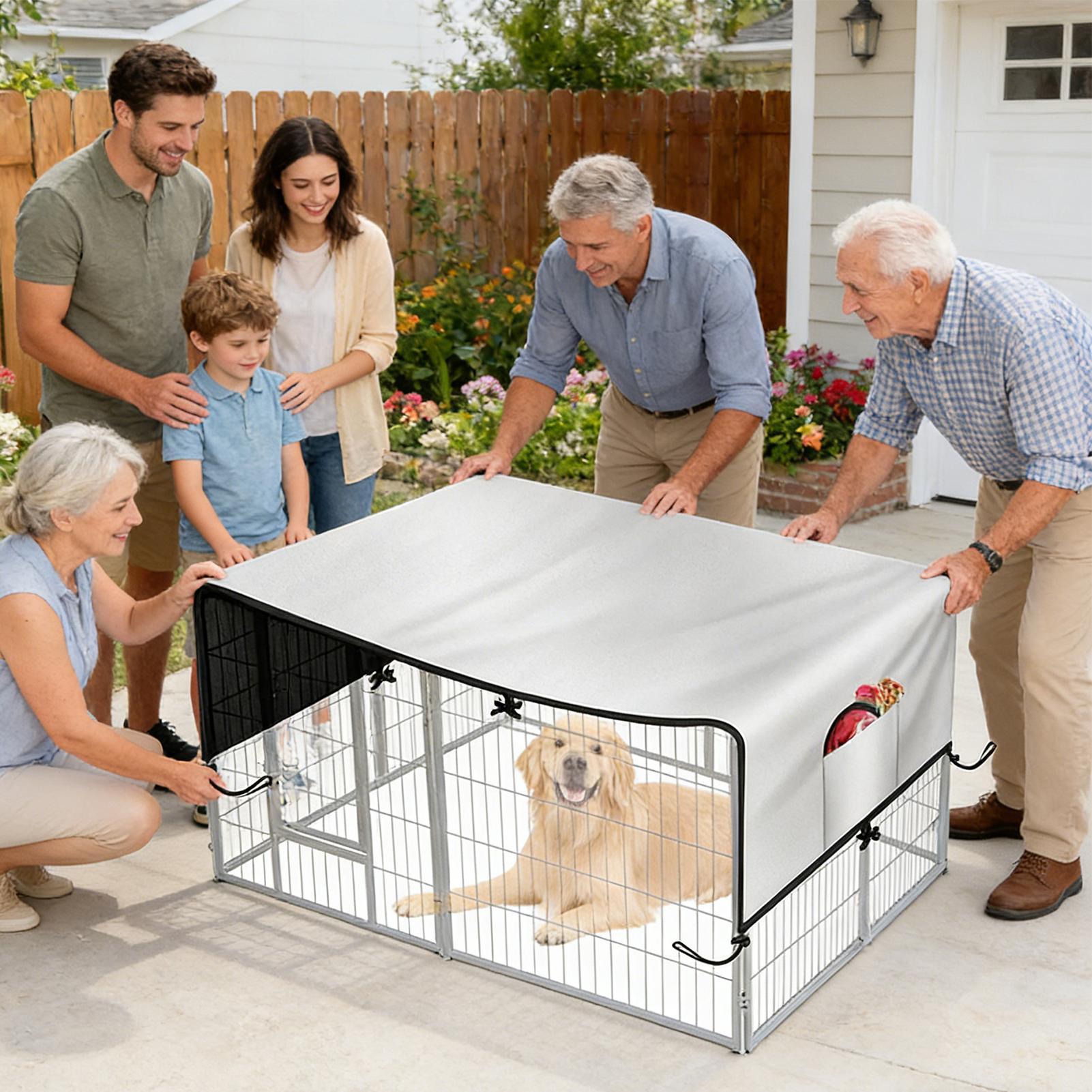 Crate Cover 210D Oxford Pet En - Outdoor Camping Dog Kennel ulasan dan harga