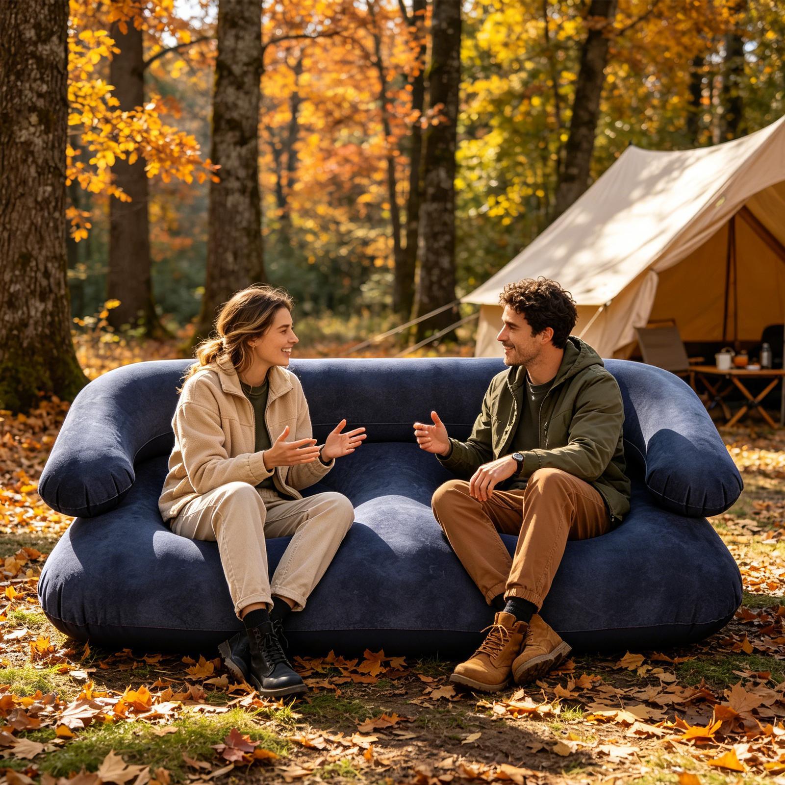 Inflatable Couch for Camping I - Outdoor Camping Decke ulasan dan harga