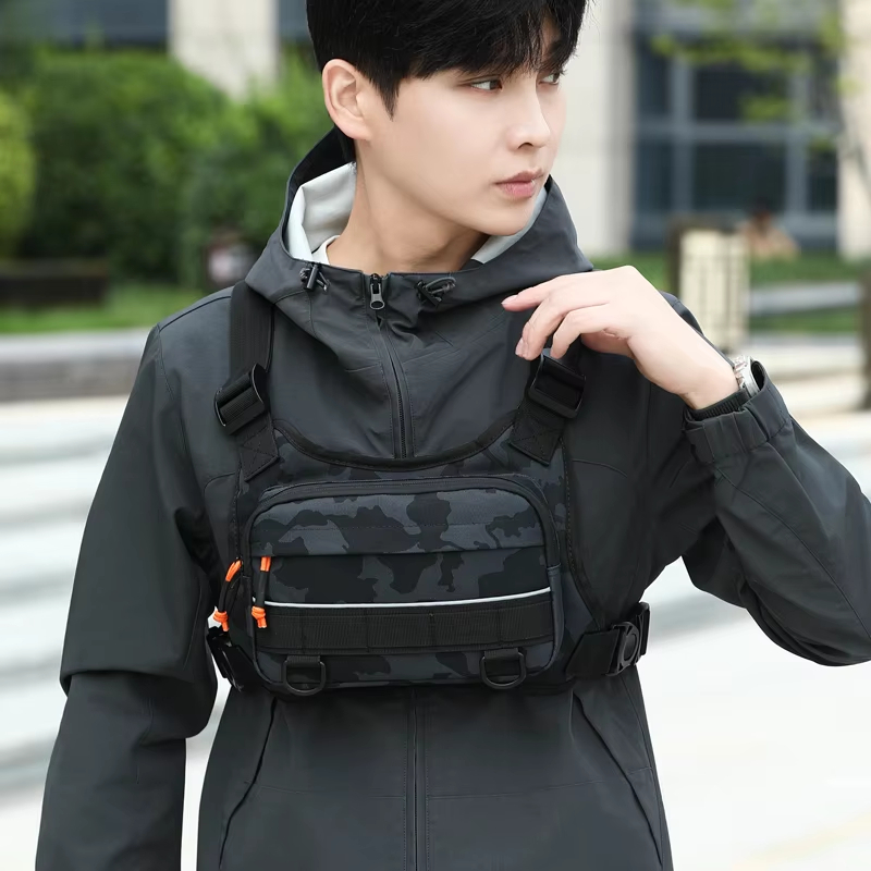 Cycling Front Chest Vest Tacti - Outdoor Camping Vest ulasan dan harga