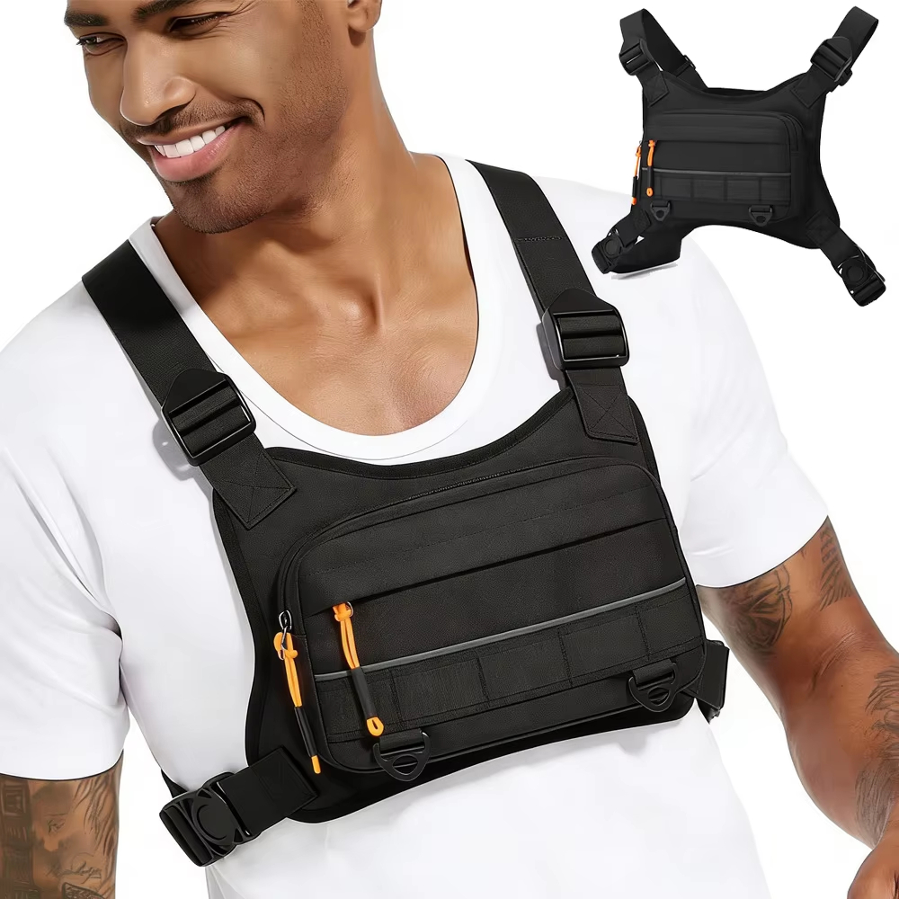 Cycling Front Chest Vest Tacti - Outdoor Camping Vest ulasan dan harga