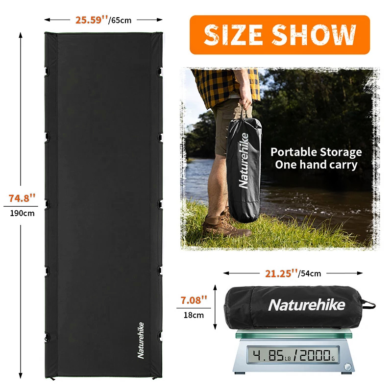 Naturehike XJC05 Camping Foldi - Outdoor Camping Cot ulasan dan harga