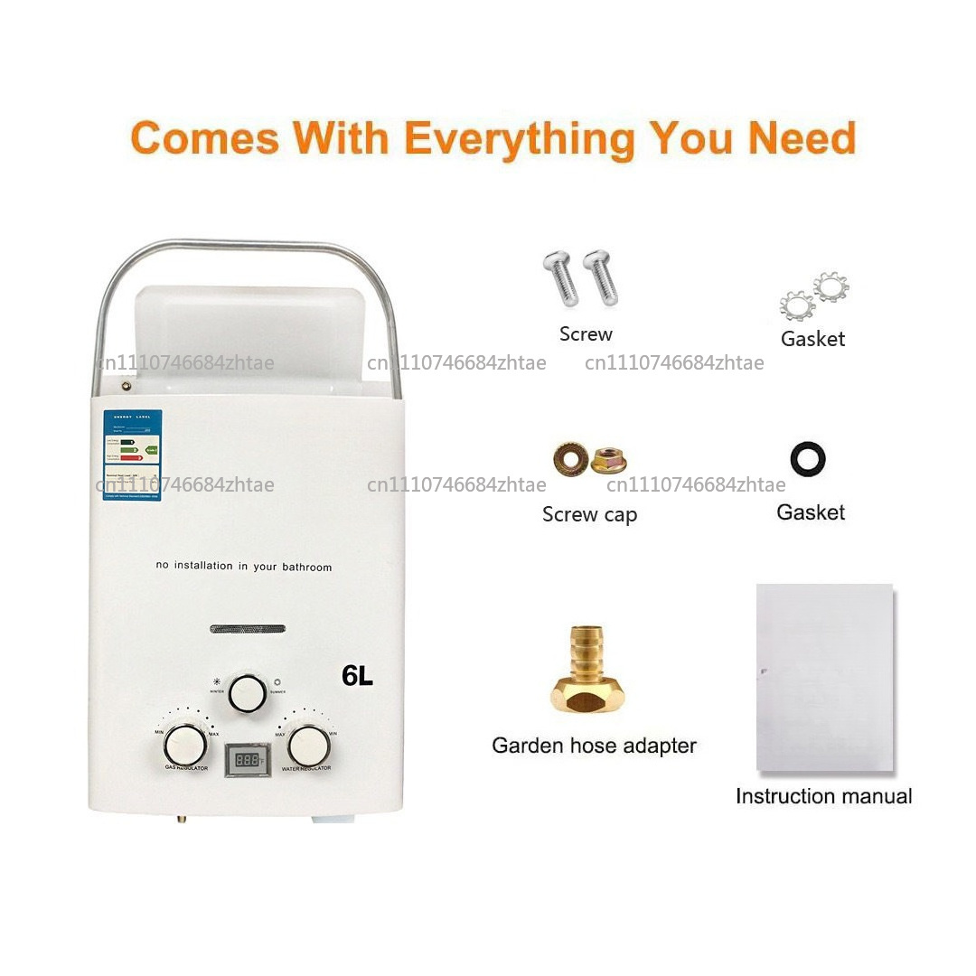 Propane LPG  Gas Tankless Wate - Outdoor Camping Hot Water Heater ulasan dan harga