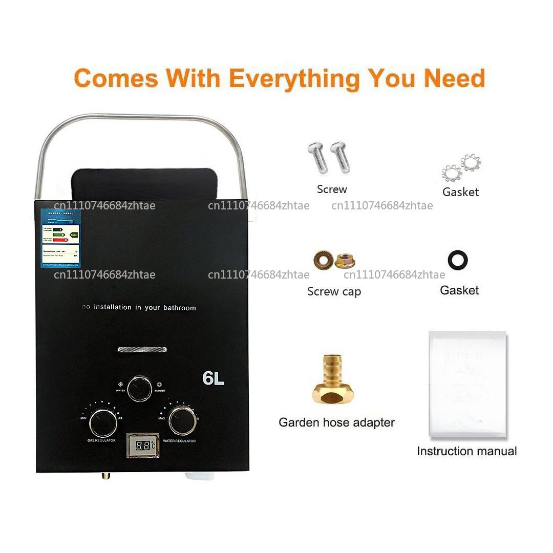 Propane LPG  Gas Tankless Wate - Outdoor Camping Hot Water Heater ulasan dan harga