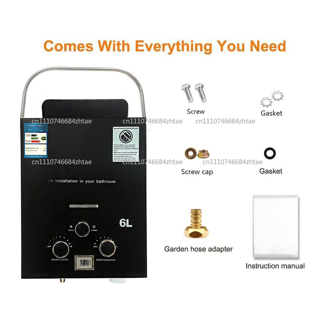 Propane LPG  Gas Tankless Wate - Outdoor Camping Hot Water Heater ulasan dan harga