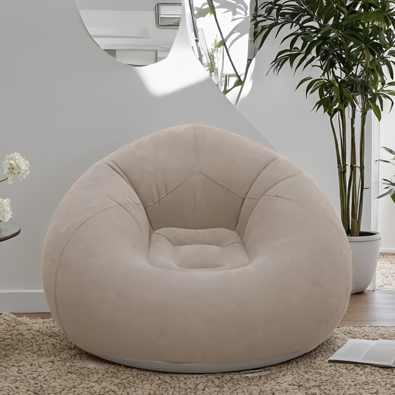Flocked PVC Inflatable Sofa Ch - Outdoor Camping Cot ulasan dan harga